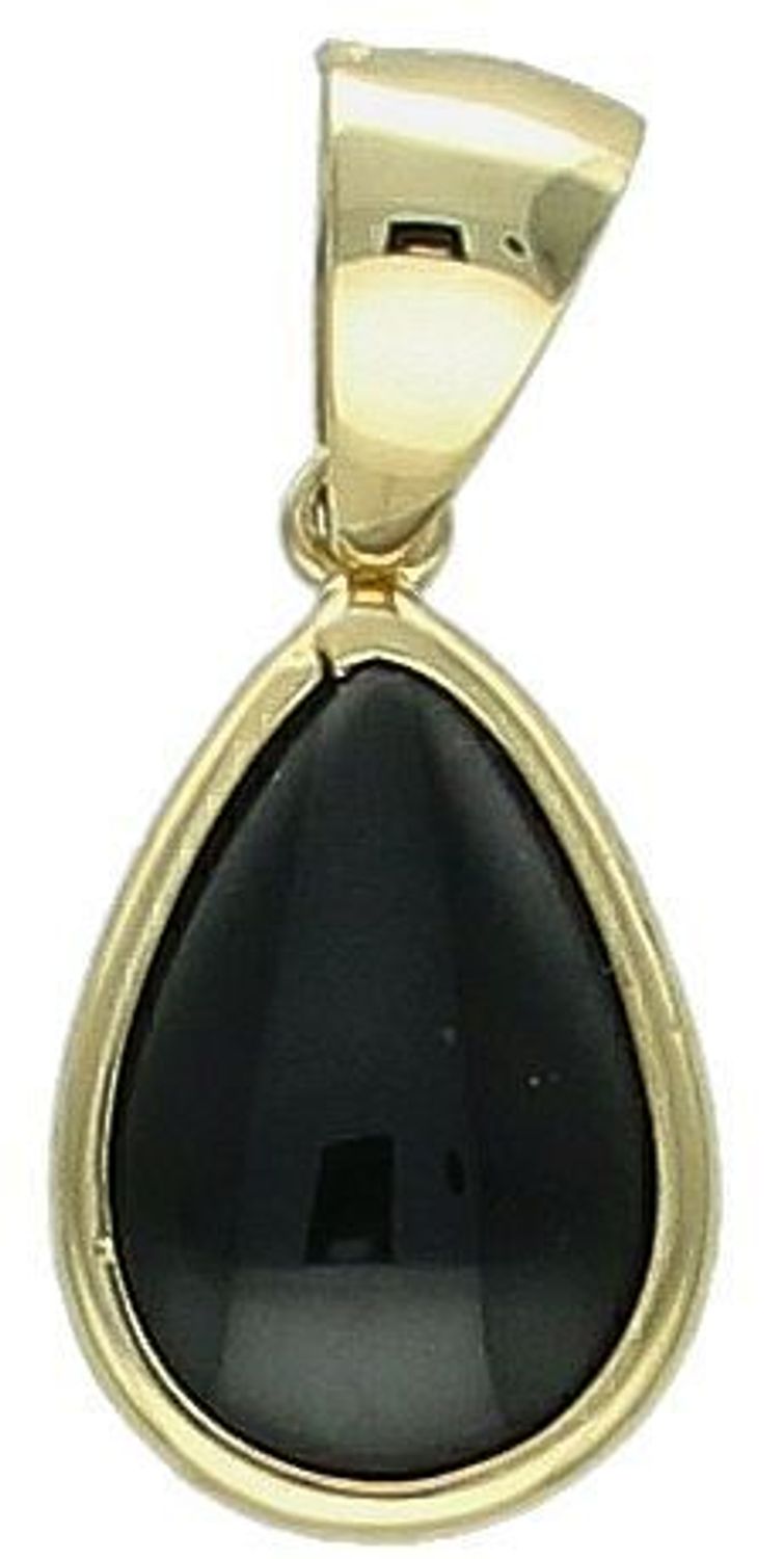 Zawieszka złota łezka onyks pr 585, E0NUE14059 ONX Wisiorek został wykonany z wysokiej jakości złota próby 585. Złoto to jeden z najpopularniejszych kruszców, cenione przez kobiety na całym świecie1.jpg